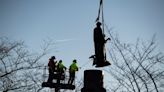 WATCH: Army crews resume removing Confederate statue from Arlington National Cemetery