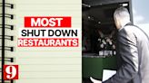 Action 9: Most shut down restaurants