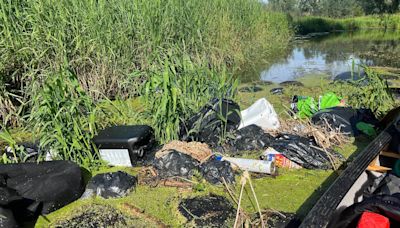 'Dumping 60 bags of rubbish is an assault on river'