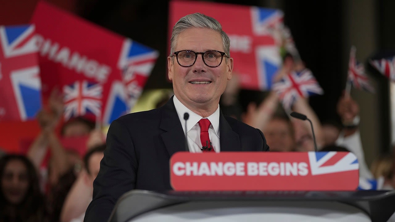 Keir Starmer elected new UK prime minister after big Labour Party win