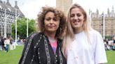 Nadia Sawalha joins women going topless for breast cancer drug campaign