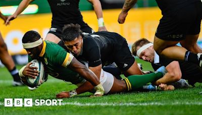 South Africa 18-12 New Zealand: Springboks close in on Rugby Championship title