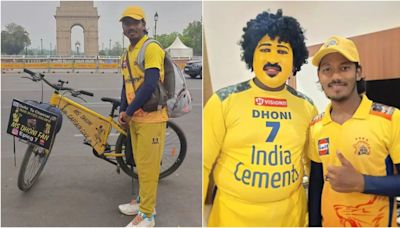 MS Dhoni Fan Sets Up Tent Outside THALA's Ranchi Farmhouse, Travels 1150 KM On Bicycle To Meet Idol