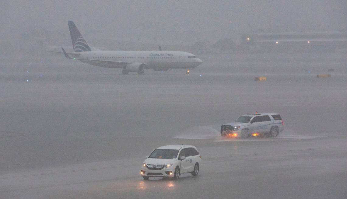 Miami, Fort Lauderdale airports see hours-long delays as heavy rain swamps the region