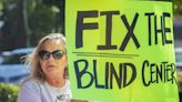 'Fix the blind center, the blind deserve better': Stockton Blind Alliance protest for change