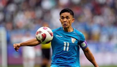 Elite scoring company: Ronaldo, Messi and soon to retire Indian legend Sunil Chhetri