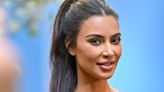 Kim Kardashian's noughties wet-look fringe is a total hair transformation