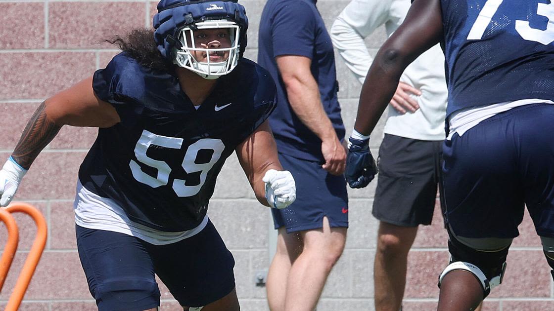 Left tackle Rhino Tapa'toutai brings 'energy and attitude' to Arizona's offensive line