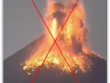 Indonesian volcano clip falsely shared as 'Mount Kanlaon erupting in the Philippines'