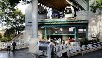 Colombie: chute d'une cabine du téléphérique de Medellin, un mort et 9 blessés