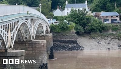 Police search continues for man seen falling into River Wye