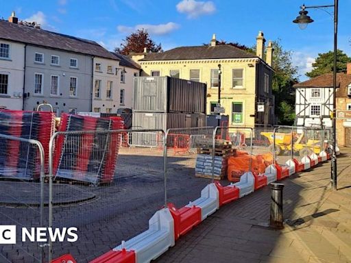 Leominster town square pedestrianising work to restart