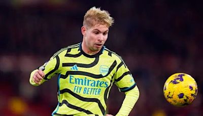 Emile Smith Rowe misses Arsenal friendly in US after being linked with Fulham transfer