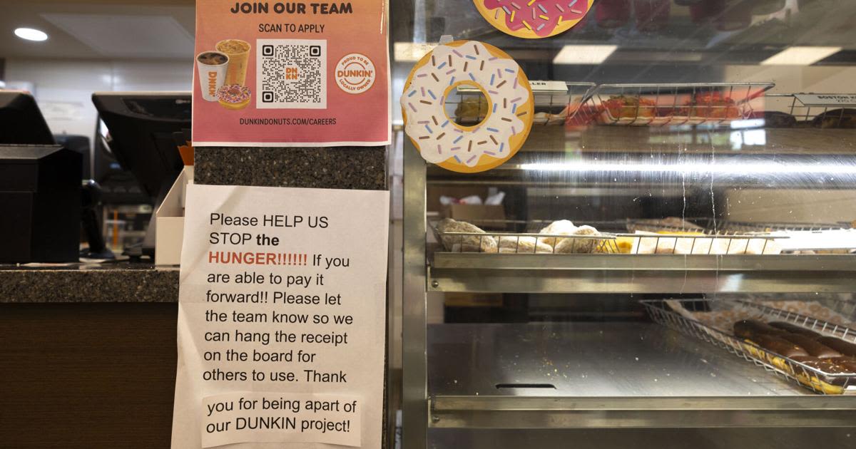 One Dunkin' donuts worker is inspiring kind strangers to give free food in Madison