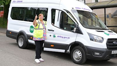 Long-awaited rural Stirlingshire bus service ready to hit the road for first journey after community campaign