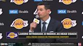 Someone audibly groaned after JJ Redick said he didn't talk to LeBron James about the Lakers job at his opening presser