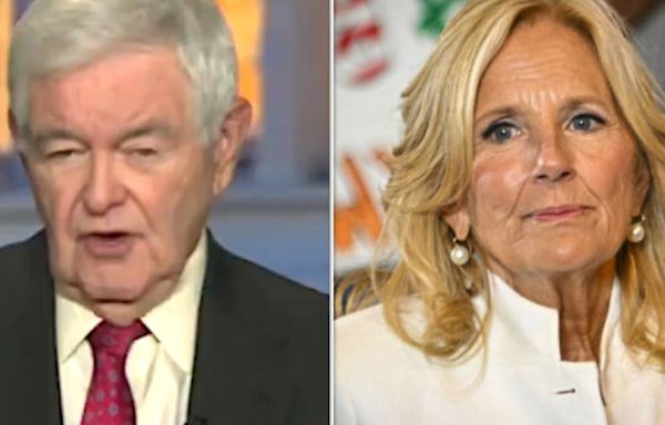 Newt Gingrich Wins Doofus Gold Medal For Take On Jill Biden's Trip To Paris Olympics