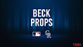 Jordan Beck vs. Padres Preview, Player Prop Bets - May 14