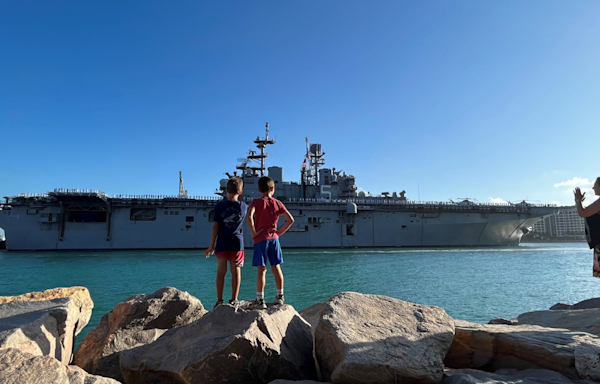 An aircraft carrier off Miami and other things to see during Fleet Week