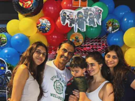 Arjun Rampal And Gabriella Demetriades Celebrate Sons' Birthday With A Ninja-Themed Party - News18