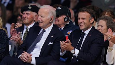 Viral clip shows Biden turning around during taps at D-Day ceremony