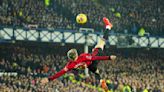 Garnacho's sensational overhead kick stuns protesting Everton fans and helps Man United earn 3-0 win