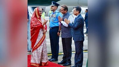 WATCH: Bangladesh PM Sheikh Hasina arrives in India, to hold talks with PM Modi