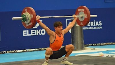 El cullerense Juan José Moreno gana el nacional júnior de halterofilia