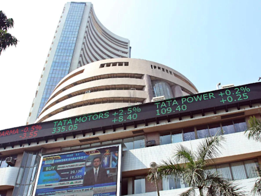 Stock market today: Sensex trade flat in opening session after hitting record high, Nifty above 23,550 - Times of India