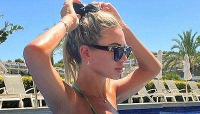 Christine McGuinness stuns in bikini and figure-hugging red minidress on holiday