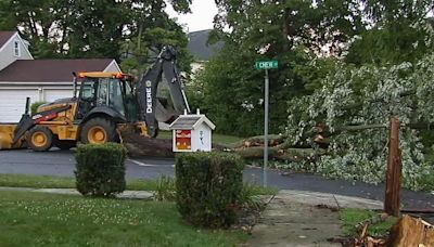 'We heard a loud crash': Storm leaves trail of damage in parts of Lehigh Valley