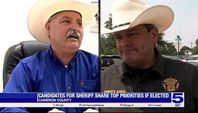Cameron County sheriff candidates in Democratic Primary discuss top priorities