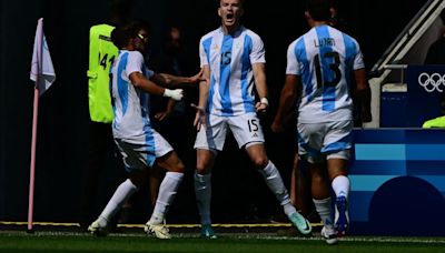 Argentina derrotó 3-1 Irak por los Juegos Olímpicos París 2024