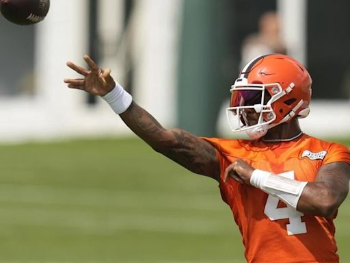 Quarterback QB Deshaun Watson aiming to block out ‘noise’ after 2 turbulent seasons for Browns