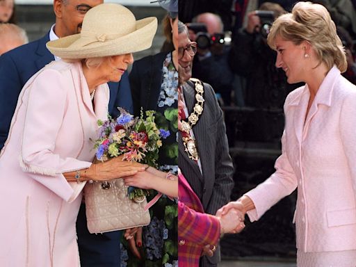 Queen Camilla Spotted With Lady Diana's Favorite Handbag