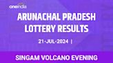 Arunachal Pradesh Lottery Singam Volcano Evening Winners July 21 - Check Results!