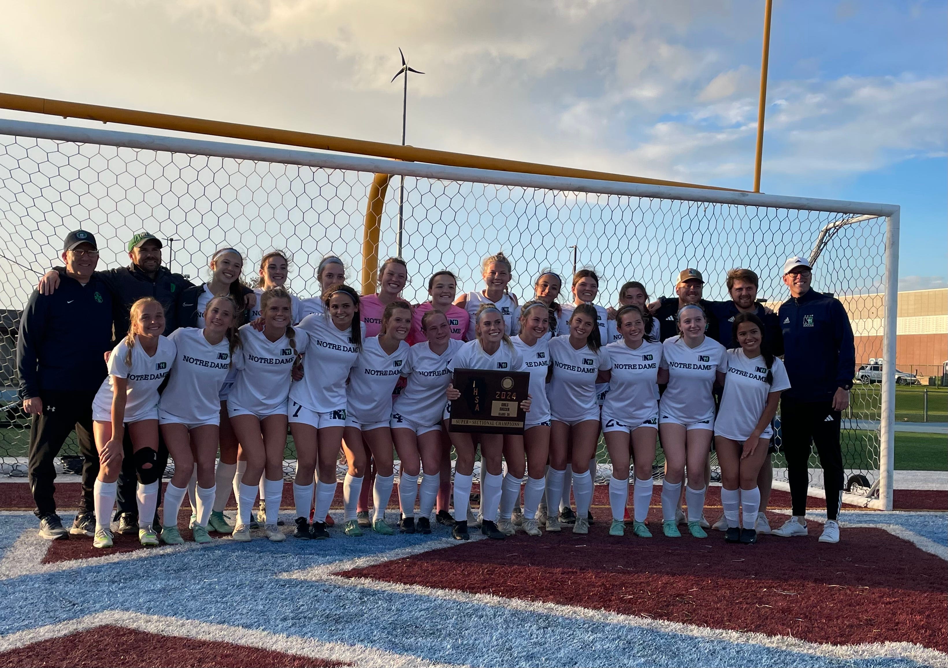 'Win the whole thing': Peoria Notre Dame girls soccer advances to IHSA state finals