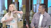 Watch Kelly Ripa's frisky microphone malfunction during “Live” show: 'By my bosom'