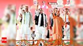 Defence Minister Rajnath Singh Expresses Confidence in BJP Winning 400 Seats | Lucknow News - Times of India