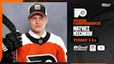 Watch Matvei Michkov's Flyers introductory press conference