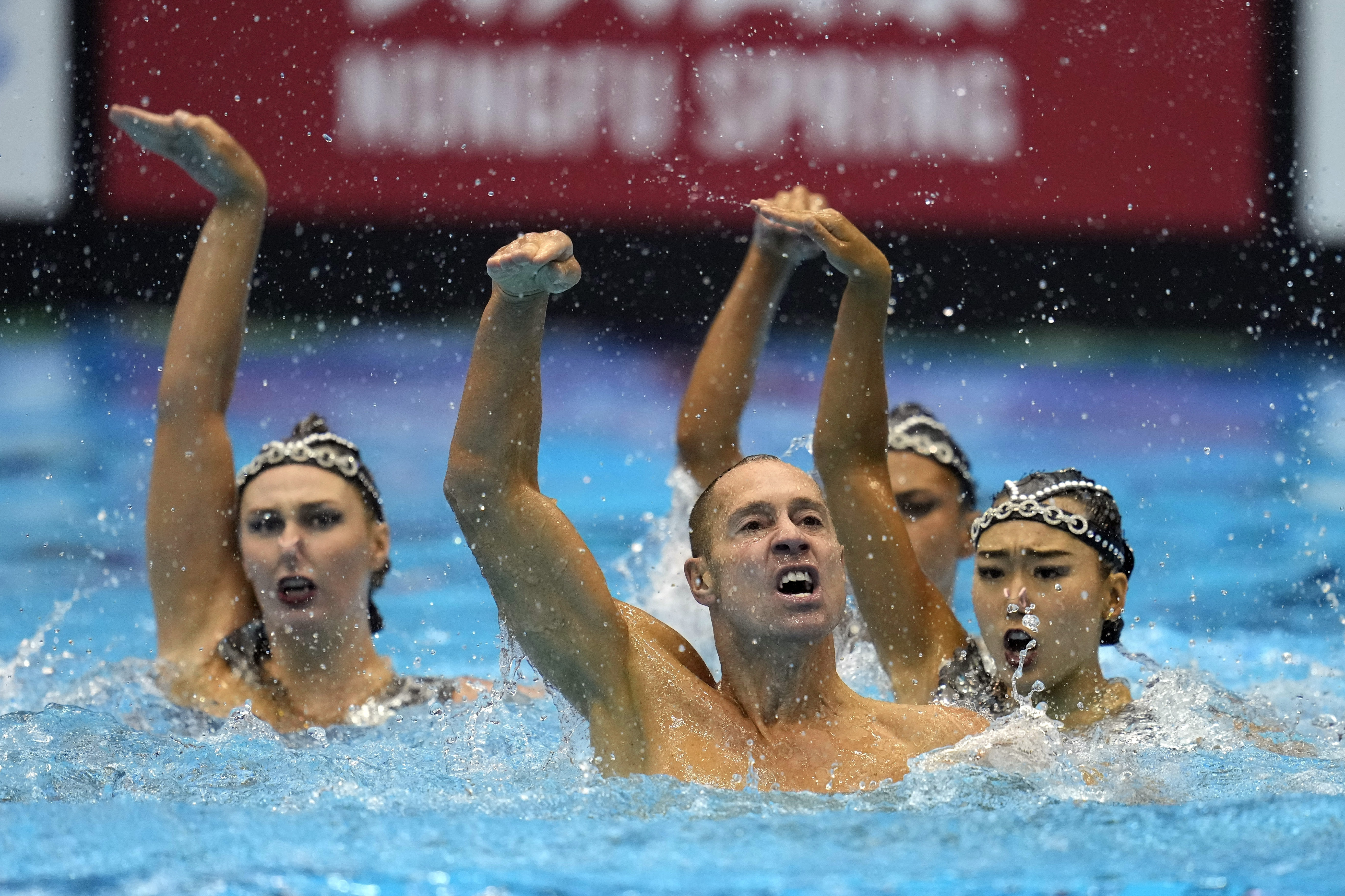 'SNL' lampooned men in artistic swimming. Bill May could be the sport's first male Olympian