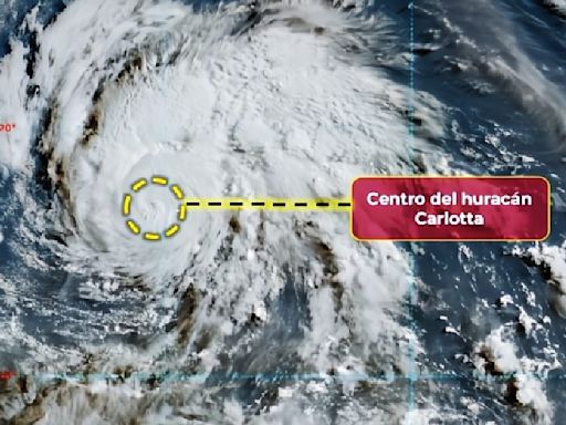 'Carlotta' se convierte en huracán; ésta es su trayectoria