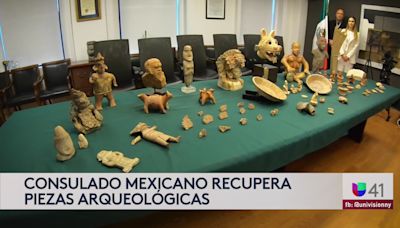 Recuperan dos mil piezas del patrimonio arqueológico y artístico de México