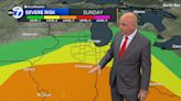 Chicago weather: Severe storms possible with low tornado threat Sunday