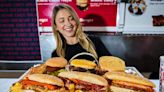 A competitive eater shares her diet and workout routine to stay healthy while tackling 10,000-calorie food challenges