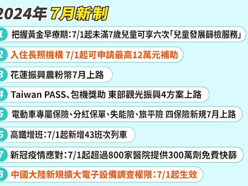 7月新制速報！長照補助加碼「一次入袋12萬」 4保單規定大風吹