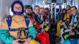 A group of 101 skydivers including a former astronaut, winemaker, and venture capitalist broke 2 world records — and they were all age 60 and older