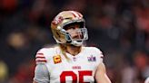 George Kittle lost almost 30 pounds after core muscle surgery this offseason