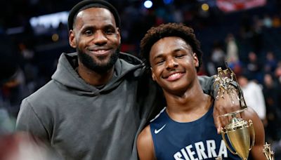 Draft histórico en la NBA: Bronny James fue elegido por Los Ángeles Lakers y compartirá equipo con su padre LeBron