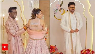 ...Radhika Merchant's wedding : Atlee and his wife Priya join the 'Anant's Brigade', Venkatesh Daggubati makes stylish entry in traditional attire - WATCH | Telugu Movie News - Times...
